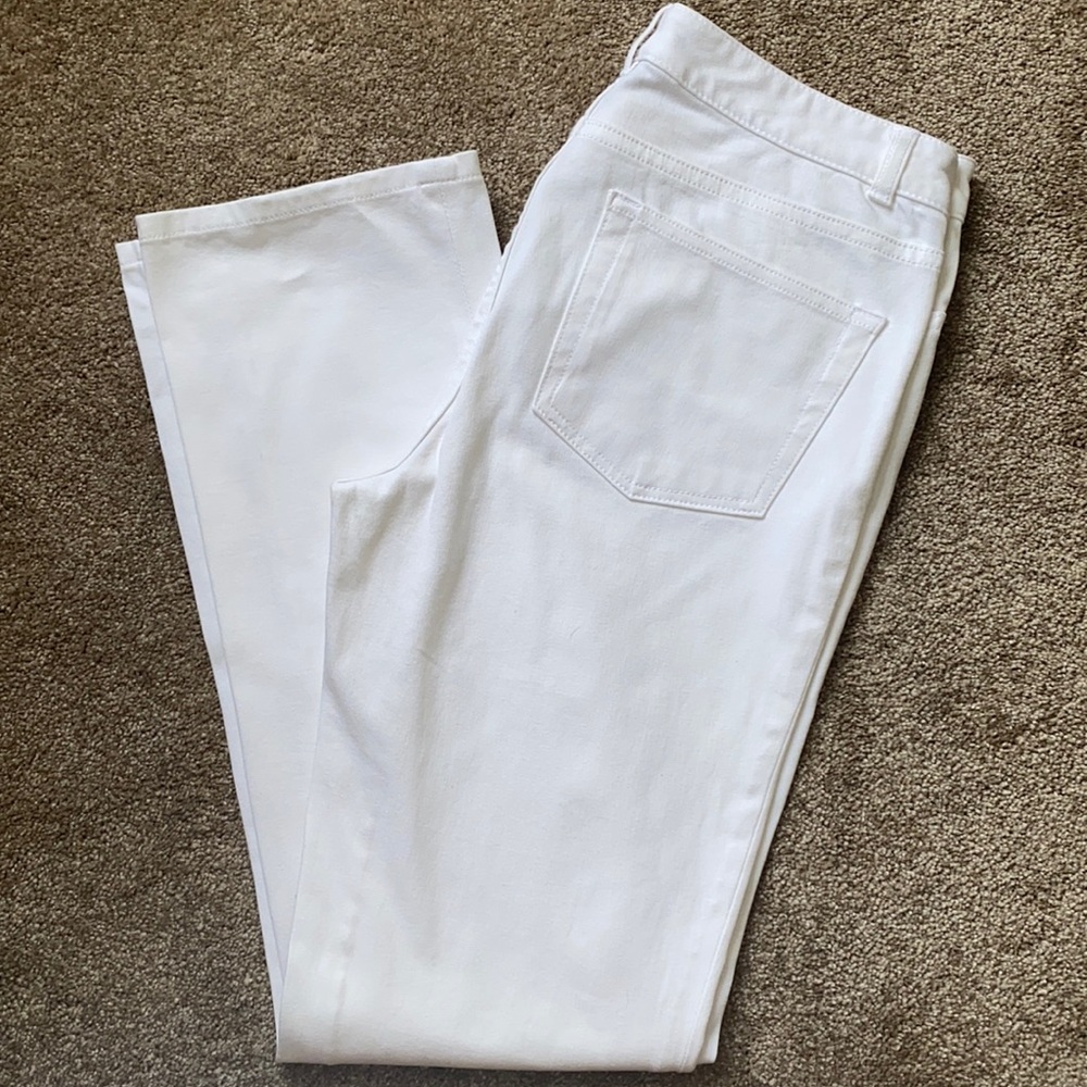 Chaps Ralph Lauren size 8 white leg pants